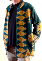 Men - Copal Collection Velvet - Royale Golden Green