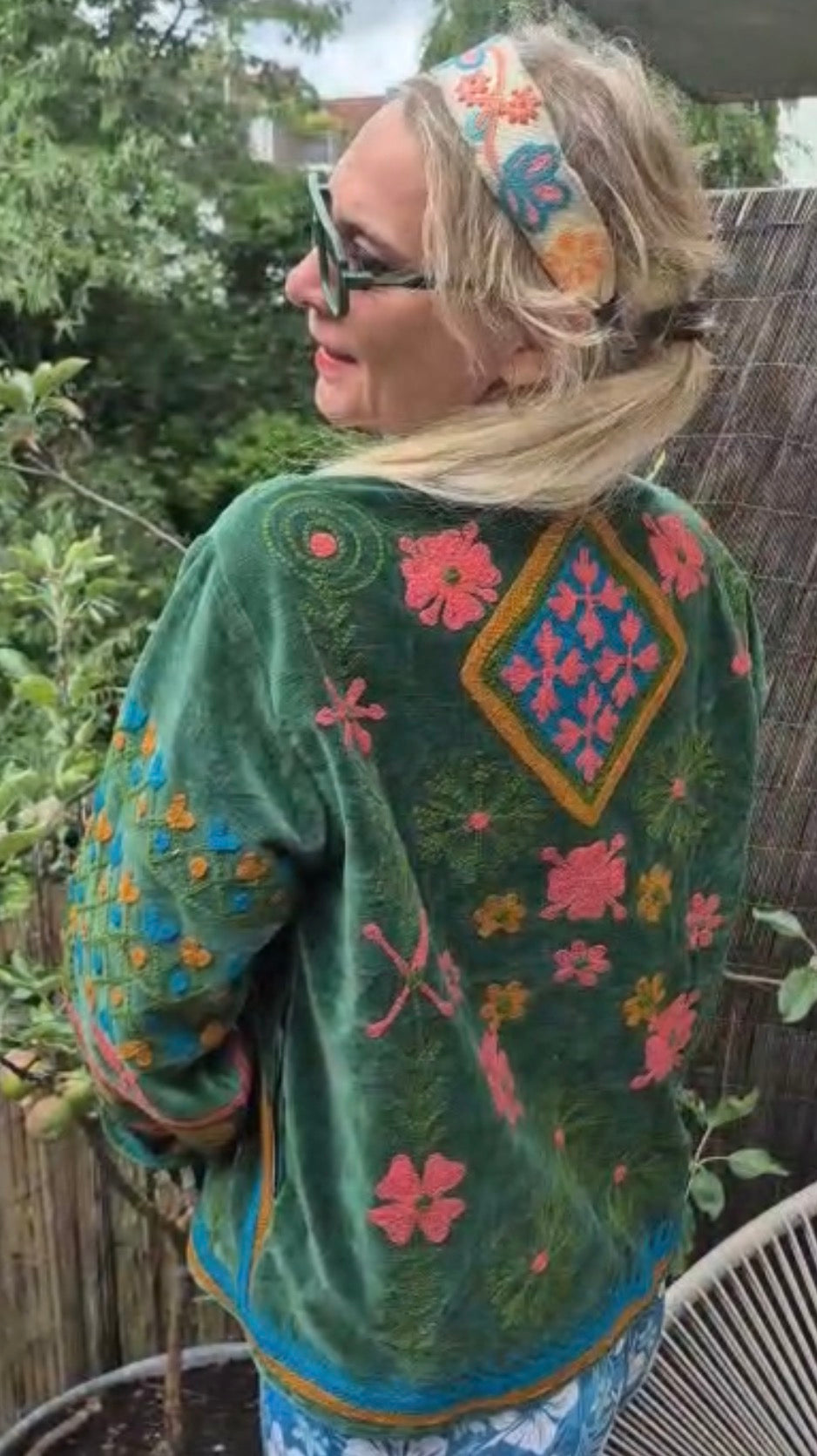 Emerald Bloom Jacket